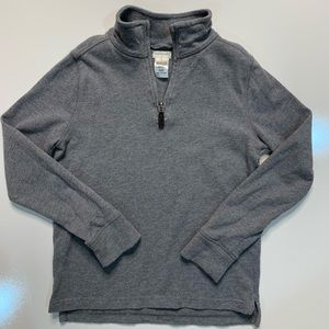 Boys Crewcuts  (Jcrew) grey quarter zip